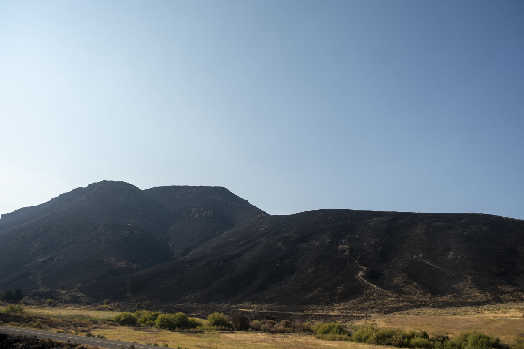 Rock Creek Canyon burn areas
